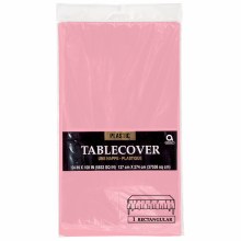 New Pink Plastic Rectangle Tablevcover