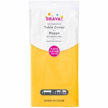 Yellow Plastic Tablecover