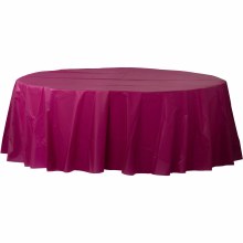 Berry Round Plastic Tablecover