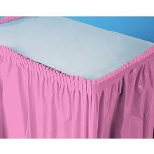 New Pink Table Skirt