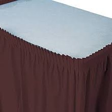 Chocolate Brown TableSkirt