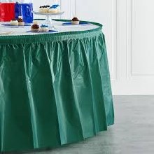 Forest Green Table Skirt