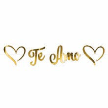 Te Amo Foil Banner