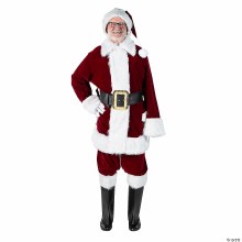 Santa Suit Burgundy Adult XL