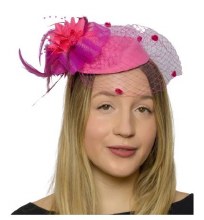 20's Pink Fascinator