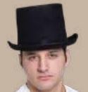 Hat Top Black Dlx