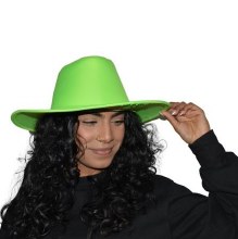 Cowboy Hat Neon Green