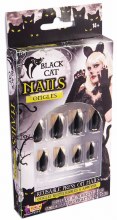 Nails Black Cat