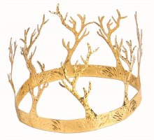 Crown Gld Antlers Metal