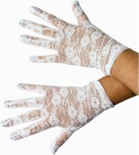 Gloves Lace White