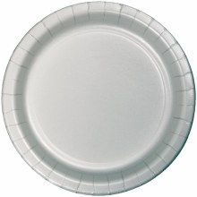 Shimmering Silver 7" Plates