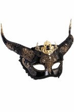 Mask Faun Gld/Blk