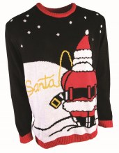 Sweater Santa Peeing