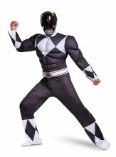 Black Ranger Muscle Adult XL