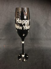 New Years Champagne Flute