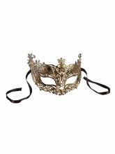 Mask Half Filigree Gold