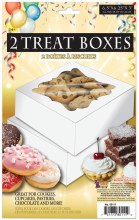 Treat Box Plain White 2pk