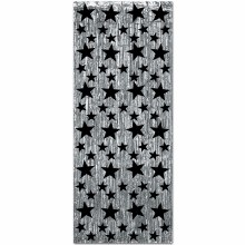 Gleam N Curtain Silver w/Star