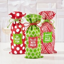 Wine Bag Fabric Asst.