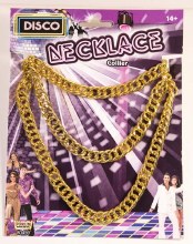 Necklace Chain Gold Disco