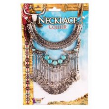 Necklace Western Turq/Slv