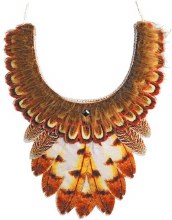 Owl Necklace Feathered