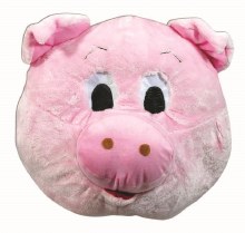 Mask Pig Mascot