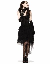 Black As Night Lace Dress Standard Size