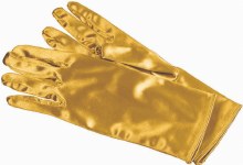 Short Gold Gloves