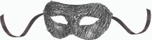 Half Mask Texured Silver