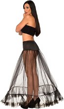 Crinoline Ballroom Slip Black