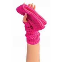 Sweater Arm Warmers Pink