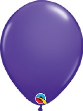 11in. Solid Purple Violet Latex Helium Balloon