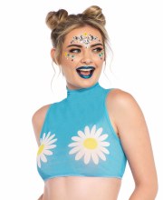 Daisy Crop Top Mesh Med