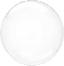 Clear Crystal Plastic Sphere • 18in.