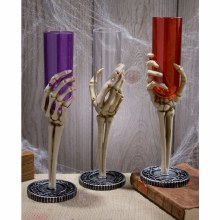Champagne Flute Skeleton Hand