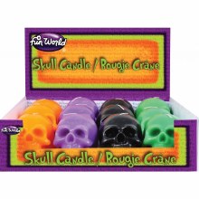 Candle Skull 3" Assorted