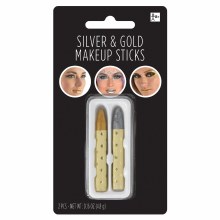 Makeup Sticks Silver and Gold