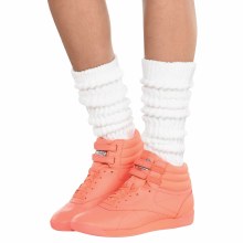 Socks 80's Slouch White