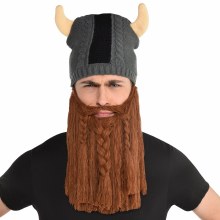 Viking Knit Hat w/ Bead