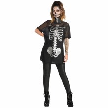 Skeleton Tunic Mesh Adult STD