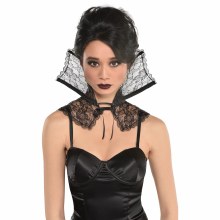 Gothic Lace Black Collar