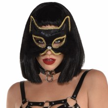 Mask Fancy Cat Black