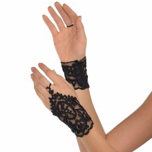 Black Lace Glovelettes