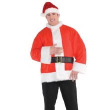 Santa Coat w/ Belt ~ XXL