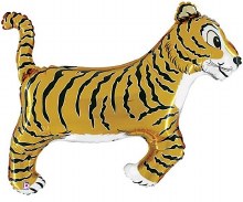 Jungle, Safari • Tiger, Full Body • Jumbo 41in. Mylar Helium Balloon