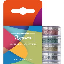 Natural Glitter Stacker 4pk