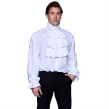Shirt Ruffle White L