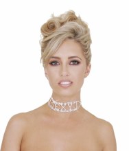 Rhinestone Choker “SEXY”