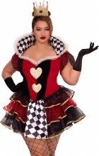 Queen Of Hearts Adult 1X/2X
